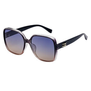 Gafas de Sol Polarizadas con Marco Cuadrado Dl-D7519 para Mujer, Lentes Negras TAC, Protección UV400, Estilo para Conducir al Aire Libre - Product Image 5