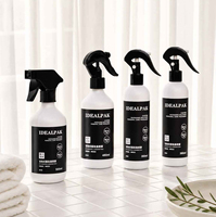 Vente en gros de flacons de lotion en plastique de 240 ml, 360 ml, 480 ml, 500 ml, flacons pulvérisateurs à brume fine en plastique HDPE avec étiquette personnalisée rechargeable