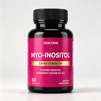 Capsules de Myo-Inositol OEM/ODM, D-Chiro-Inositol, Berbérine, Vitamine D3 K2, Complément Alimentaire pour Adultes