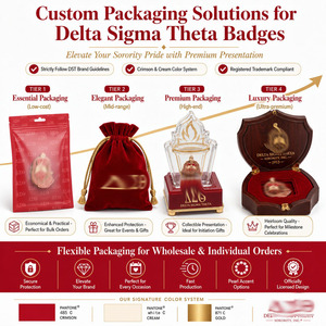 Pin Lencana Premium Simbolik Kesatuan Kolektif, Tahan Lama, Berkilau, Elegan, Modis, Gaya Gadis Sororitas Merah Merah Tua Putih - Product Image 5