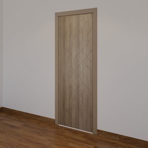 Diseño de puerta principal de alta calidad Madera contrachapada moderna y superficie acabada de madera MDF Hotel OEM Hecho en Vietnam Fabricante - Product Image 4