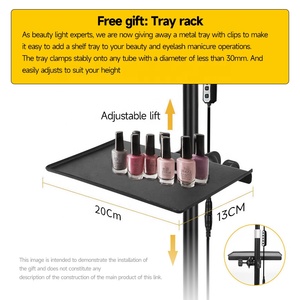 Lông Mi LED sàn ánh sáng nửa mặt trăng đèn cho Lash mở rộng vẻ đẹp chăm sóc da lông mi lông mày hoặc quay phim nội dung sáng tạo - Product Image 3