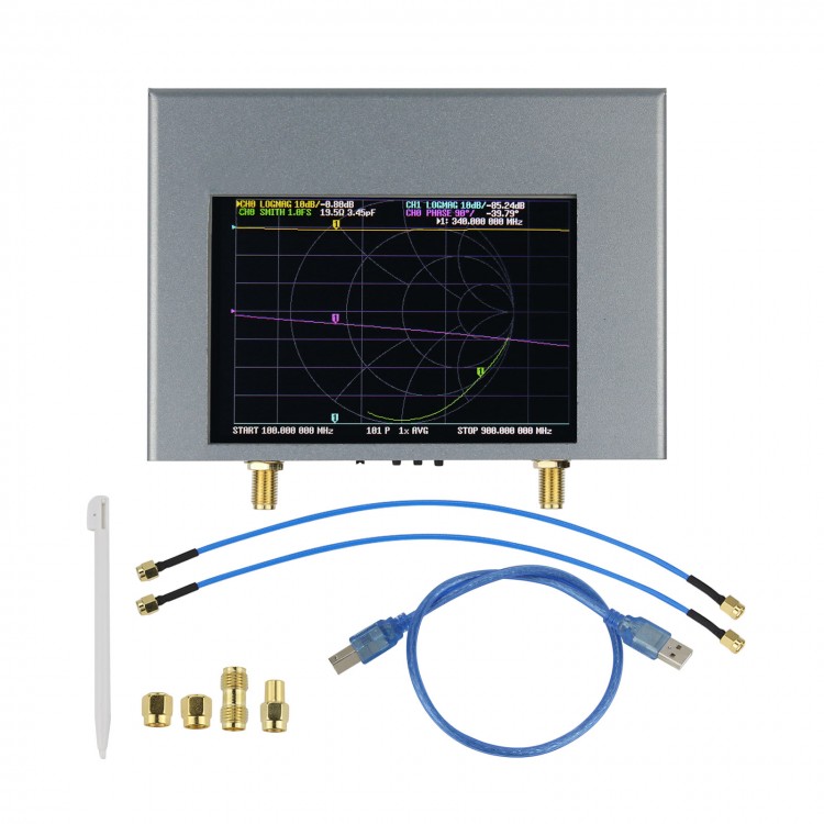 NanoVNA V2 Plus4 50KHz-4GHz ネットワークアナライザー 4インチTFT