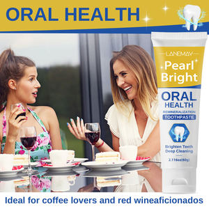 Pasta Dental Blanqueadora con Sabor a Menta, Sin Flúor, para el Cuidado Bucal, Elimina Manchas, Previene Caries, Blanquea Rápidamente y Protege el Esmalte, <span class=keywords><strong>Precio</strong></span> de Fábrica - Product Image 5