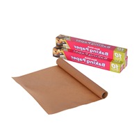 Rouleaux de papier sulfurisé non blanchi à barrière d'huile épaissie pour doublures intérieures de grands plateaux de cuisson