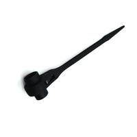 Kunci pas Ratchet dua ukuran, kunci pas semua hitam, pegangan Podger 17/19mm 17/21mm 19/21mm 19/22mm 7/24mm untuk alat tangan konstruksi perancah