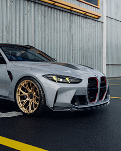 Vente flash - Jantes monobloc bronze brillant avec design de capuchons personnalisés - Design multi-branches pour BMW M3 Touring G80/G81 - Product Image 2