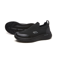 Chaussures décontractées respirantes en tissu pour hommes, confortables à enfiler, semelle en PU, pour le bureau et le quotidien