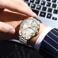 Montre de luxe pour homme Poedagar 978, acier inoxydable, étanche 3ATM, lumineuse, quartz, originale, pour affaires, directement de l'usine, Reloj