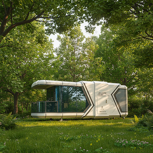Maisons préfabriquées en conteneurs, <span class=keywords><strong>concept</strong></span> de mini-maison 5 chambres, 3 unités, villa moderne préfabriqué<span class=keywords><strong>e</strong></span>, abri pour voiture, atelier - Product Image 2