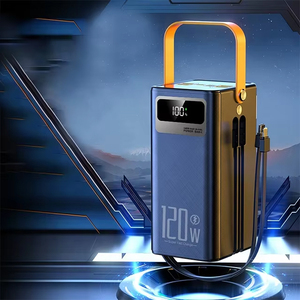 Batterie externe haute puissance 120W 60000mAh à charge ultra-rapide avec logo imprimé à chaud et lampe de camping intégrée - Product Image 4
