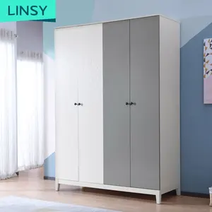 Linsy عالية الجودة رخيصة الأطفال خزانة خزانة مجموعة أثاث غرف النوم خزانة DW1D