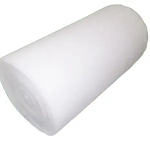 Eco-friendly silk-like cotton soft spray-bonded nonwovens polyester wadding