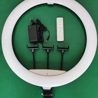 Fournisseur d'Or Lumière de Studio LED RVB Portable Anneau Lumineux LED RVB de Haute Qualité 22 Pouces avec Trépied de 2,1 M et Support de Téléphone