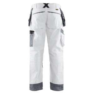 BLAKLADER - 151012101094D84 <b>Painters</b> <b>trousers</b> X1500 White/Grey - EAN 7330509372142 WORK <b>TROUSERS</b> CARGO WORK <b>TROUSERS</b> - Product Image 3