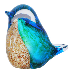 Colorful Animal Crystal Glass Bird Ornaments Wedding Gifts for Souvenir Crystal Crafts