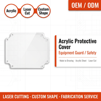 Fabrication sur mesure de panneaux optiques en acrylique découpés au laser, couvercles d'objectif de caméra de vision industrielle OEM