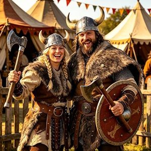 Unisex Faux Fur Shoulder Cape <b>Scarf</b> Viking Medieval Costume <b>Shawl</b> with Safety Pins Halloween Cosplay Accessory - Product Image 2