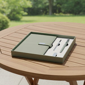 Ideas de Cajas de Regalo de Lujo Personalizadas al por Mayor 2026: Cuaderno A5 de Cuero PU con Bolígrafo, Taza Térmica, Tapa Rebotable y Set de Regalo Novedoso - Product Image 3