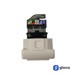 โกลก้า RJ45 Cat6 ตัวเชื่อมต่อเครือข่ายแบบติดตั้งบนแผง 2 พอร์ต ตัวเชื่อมต่ออีเธอร์เน็ตพลาสติก - Product Image 6