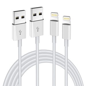 Certificado MFI 2M 6ft Cargador Usb 3a Cable de carga rápida para Iphone 14 <span class=keywords><strong>13</strong></span> 12 11 <span class=keywords><strong>pro</strong></span> Max 6 7 8 X XS XR - Product Image 2