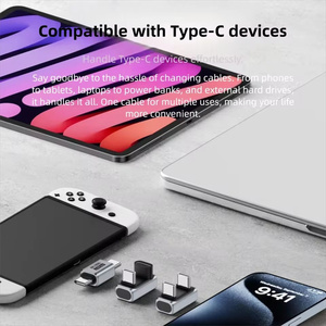 Conector de Carga USB4.0 PD240W 8K60Hz para Adaptador en Ángulo Recto en Forma de U <span class=keywords><strong>USB</strong></span> <span class=keywords><strong>C</strong></span> <span class=keywords><strong>OTG</strong></span> de Alta Velocidad de 80Gbps para Macbook Phnoe15/16 - Product Image 6