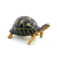 Modèle de tortue sauvage en PVC massif, simulation transfrontalière, ornements à assembler, souvenir d'aquarium