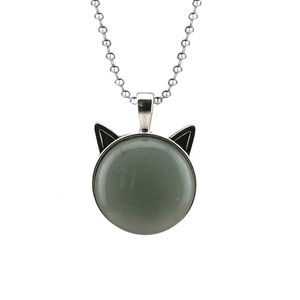 Ciondolo in cristallo Vintage collana a forma di testa di gatto naturale gemma ciondolo regalo di laurea per gli <span class=keywords><strong>amici</strong></span> <span class=keywords><strong>e</strong></span> gli <span class=keywords><strong>amanti</strong></span> - Product Image 4