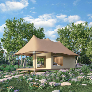2 người nhà sang trọng bãi biển BIỆT THỰ VƯỜN chalet gỗ đăng nhập cabin Bộ dụng cụ Sử Thi Khu cắm trại sang trọng Safari lều - Product Image 3