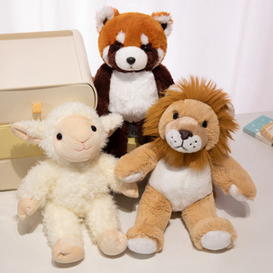 Juguetes de Peluche de Animales de Simulación: Panda, Leopardo, <span class=keywords><strong>Tigre</strong></span> y Elefante, Muñecos de Confort para Niñas - Product Image 3
