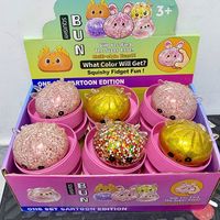 Jouets Squishy de Noël 8,5 cm en caoutchouc en forme d'élisar, anti-stress à presser et pincer, pour la décompression, vente en gros