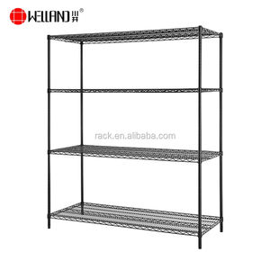 4 레이어 랙 NSF 승인 800lbs 무거운 적재 용량 창고 보관 강철 금속 선반 - Product Image 2