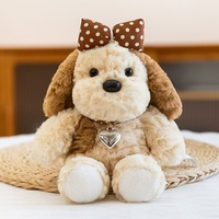 Jouet en peluche mignon en forme de chiot, avec de grandes oreilles, super doux, rembourré de coton PP, en polyester, accessoires de poupée en peluche, cadeau pour enfants, décoration de bureau