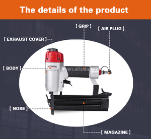 Trung Quốc nóng bán chế biến gỗ khí nén Brad nailer Phụ tùng máy atro khí nén Air Nail Gun F50 - Product Image 5