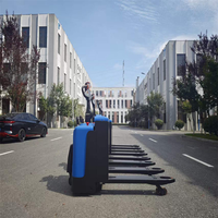 Chariot transpalette électrique YONGJIELI CBD25 à batterie plomb-acide, utilisation facile, robuste, pour entrepôt, pneus polyuréthane, 24V