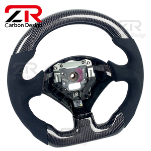 อุปกรณ์ตกแต่งภายในรถยนต์สำหรับ S2000 RSX พวงมาลัยรถสปอร์ตหนังแท้คาร์บอนไฟเบอร์แบบกำหนดเอง - Product Image 3