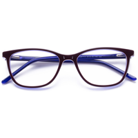 Monture de lunettes rectangulaire classique Elan Optical RD26113, prix usine, monture intégrale unisexe en acétate, lunettes optiques écologiques