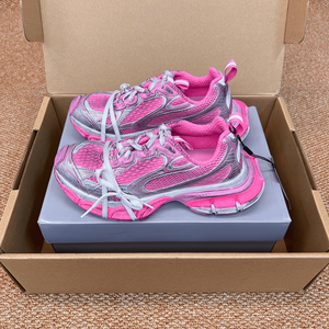 Tech-Inspired Chunky Dad Sneakers With Layered Mesh Panels Sculpted Multi-Segment Sole And <b>Functional</b> Lace Detailing Sporty - Product Image 3