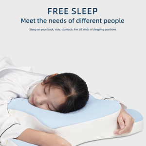 Oreiller moderne en mousse à mémoire de forme écologique <span class=keywords><strong>pour</strong></span> un sommeil sain, soutien cervical géométrique, compagnon idéal <span class=keywords><strong>pour</strong></span> les couples au lit - Product Image 4