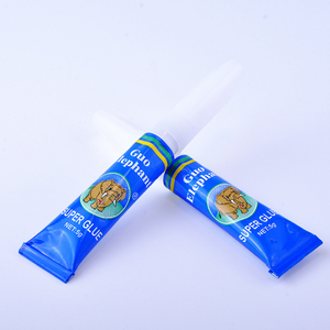 ZT 28 Guoelephant Super Glue Gel 4pcs Solvent-Based <b>Adhesive</b> Strong Bonding For Household Repairs - Product Image 2