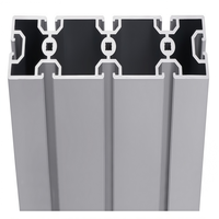Profilé d'extrusion en aluminium à rainure en T 50200mm, norme européenne, robuste, série industrielle 6000, en alliage 6063-T5, pour assemblage de châssis de machine