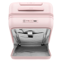 Valise MGB à ouverture frontale grande capacité avec serrure TSA, fermeture éclair YKK, multicolores, idéale pour les voyages d'affaires et les longs trajets