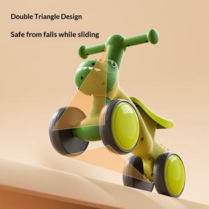 Nouvelle Voiture Évolutive à Quatre Roues pour Enfants en Forme de <span class=keywords><strong>Dinosaure</strong></span> avec Musique et Lumières, en Plastique, Sans Pédales, Anti-Renversement, Aide à la Marche - Product Image 5