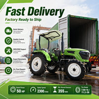 Tractor Agrícola LAWNIO de Primera Calidad, Tracción en las Cuatro Ruedas, Selección de Marchas Flexible para Preparación de Terrenos