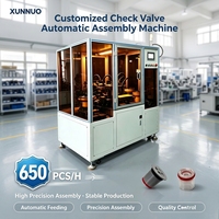Machine d'assemblage automatique de vannes de contrôle à moteur contrôlé par PLC XUNNUO haute performance, 650 pièces par heure