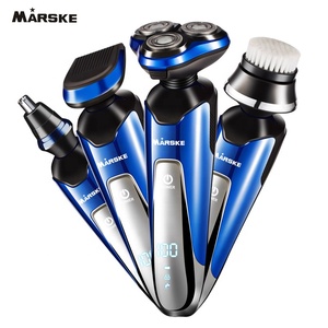 Vente chaude MARSKE 3322 Professionnel 4in1 Toilettage Kit ÉCRAN LCD Batterie Tondeuse À Barbe Rasoirs Rotatifs - Product Image 1
