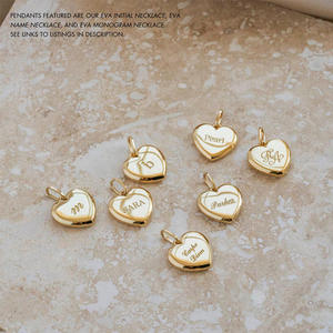 Collier élégant en acier inoxydable avec pendentif en forme de cœur, certifié CE Haomi, design luxueux, idéal pour le printemps et l'été, cadeau bouddhiste - Product Image 5