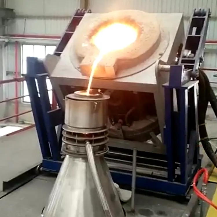 Horno דה fusion אם אינדוקציה תנור ברזל התכה תנור יציקת עבור נירוסטה מתכת גרוטאות תעשייתי חשמל תנור
