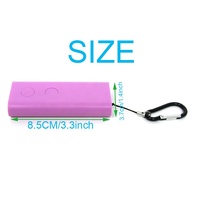Alarme personnelle de défense pour femmes, spray de défense, porte-clés avec alarme continue de 120-130 dB, batterie au lithium de 70 minutes de autonomie