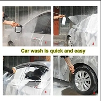 Lance à mousse de neige de nettoyage de voiture OEM lavage de voiture en laiton robuste 1/4 'Canon à neige de lavage de voiture à connexion rapide